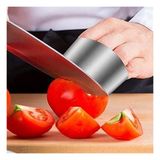 2li Metal Parmak Koruyucu Hızlı ve Güvenli Kesme Koruyucu Aparat - Gümüş - Gri