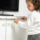 2'Li Mini Çok Amaçlı Kilit- Çocuk Güvenlik Gereçkerli Çekmece,Dolap,Kapak Kilidi (5224)