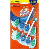 2'li Mr Muscle Active Clean Klozet Blok Ferah Deniz Kokusu ile 4 Kat Daha Fazla Köpük