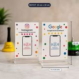 2'li Nfc Akıllı Kart Seti Yorum ve Sosyal Medya Pleksi Masaüstü Standı