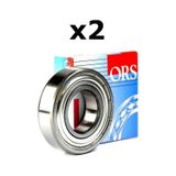 2'li Ors 6201 Zz 12x32x10 Mm Tek Sıralı, Sabit Bilyalı Rulman