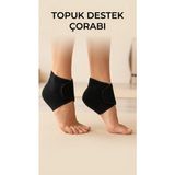 2'li Ortopedik Silikon Tabanlı Topuk Dikeni Destek Çorap Seti TKNPX-4342 - Renkli
