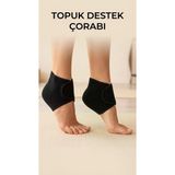 2'Li Ortopedik Silikon Tabanlı Topuk Dikeni Destek Çorap Seti