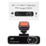2'Li Paket Araç Kamerası Dvr Pnı Voyager S2600 Wifi, 4K Ultra Hd, Gps, Ekransız, Park İzleme İşlevi, G-Sensörü, Video Ve Ses Kaydı, 12V/24V Güç Kaynağı