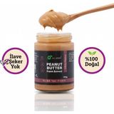 2'li Paket: Fıstık Ezmesi | 100% Yer Fıstığı | Koruyucu Içermez, Şekersiz, %100 Doğal - 650 gr
