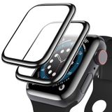 [2'li Paket] Geekboy Temperli Cam Ekran Koruyucu Apple Watch Serisi 6/SE/5/4 için, 3D Kavisli Kenar Tam Kaplama Koruyucu Kapak, Çizilmez 9H Sertlik Kabarcıksız HD Şeffaf Film Apple Watch 44 mm
