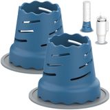 2'li Paket Su Şişesi Kurutma Rafı, Silikon Şişe Kurutma Rafı, Stanley Cup Aksesuarları için Daha Hızlı Kurutma Rafı Kurutucu ve Bardak Altlığı, HydroFlask, Yeti, Simple Modern, Camelbak, Hydracy,