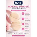 2’li Parmak Bantlı Makyaj Süngeri – Yuvarlak Pudra ve Fondöten Uygulama Süngeri