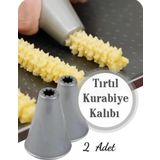 2li Plastik Tırtıl Tasarımlı Pratik Kurabiye Kalıbı Şekillendirici