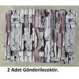 2Li Polo Life Savan 4M2 Pamuklu Lastiksiz Halı Örtüsü (170X245)-Taş Desen Pudra