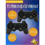 2li Ps3 Kablosuz Analog Oyun Kolu Dualshock Oyuncu Konsol Wireless Joystick Double Kumanda - Siyah