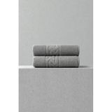 2'li Rita Antrasit Banyo Havlusu - 70x140 Cm, 490Gr,%100 Pamuk, Spa Ve Otel Havlusu, Günlük Kullanıma Uygun