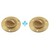 2'li Sarı Pirinç Miçoz. 1/2"-13mm. Su Gider Miçoz Komple