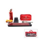 2Li Set 4 Gen Çanta 7Pcs + 38Pcs Oto Trafik Seti + İlk Yardım Seti Yangın Tüpü=1Kg 2Pcs Reflektör Bez Kemer Çekme Halat=2.9Mt Araç Takoz Buz Kazıma Set Çantası (2818)