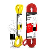 2Li Set 5+15 Kg Direnç Bandı Seti Kas Geliştirme Lastiği Fitness Pilates Cross Training Bant