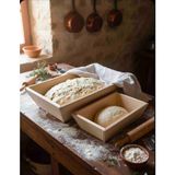 2'li Set Ahşap Hamur Yoğurma Teknesi - Analı Kızlı Model Ikili 35X50X18 Kız 25×35×10 Iki Adet