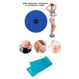 2'li Set Bel Ve Tüm Vücut Için Form Tutma Aleti Dönen Twister Disc Pilates Bandı