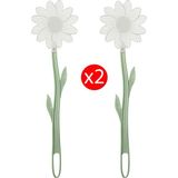 (2'li Set) Flower Sineklik Sinek Vuracağı Öldürücü Sinek Vurma Aleti - 2 Adet