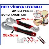 2li SET HER VİDAYA UYUMLU AKILLI ANAHTAR TAKIMI 9-32mm ARASI TÜM VİDALARA ÇOK AMAÇLI BORU ANAHTARI