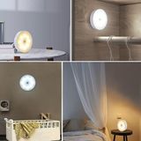 2'li Set Kabin LED Hareket Sensörlü Hero LED Kabin Işığı - 4000K Doğal Beyaz, USB Şarjlı, Mıknatıslı Yapışkanlı Montaj – Dolap Içi, Mutfak, Merdiven ve Için Kablosuz Gece Lambası - Option-1