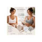 2'li Set Kalın Askılı Pamuklu Penye Büstiyer - Telsiz Balensiz Yarım Atlet Beyaz - Gri (2'li Paket İçi) Beyaz - Gri 80