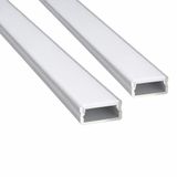 2’Li Set Led Kanal Profil Alüminyum 13X6mm 2 Metre Sıva Üstü İnce Kasa Opak Pleksi Difüzörlü Lineer Led Kanal 2128