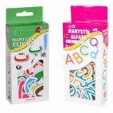 2'li Set Manyetik Mıknatıslı Türkçe - İngilizce Harfler & Elif-ba - Eğitici Arapça Türkçe Magnet