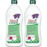 2'li Set Mom's Green Bitkisel Çok Amaçlı Temizleyici Lavanta ( 750 ml x2 )
