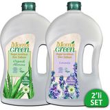 2'li Set Mom's Green Doğal Sertifikalı Sıvı Sabun-Aloevera ve Lavanta (1.5 Lt x 2 Adet) Ecocosmos