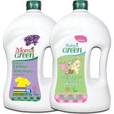 2'li Set Organik Bebek Çamaşır Deterjanı-Mom's Green Çamaşır Deterjanı Lavanta (1500 ml x 2 Adet) - 1,5 lt