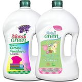 2'li Set Organik Bebek Çamaşır Deterjanı-Organik Çamaşır Deterjanı Renkliler (1500 ml x 2) - 1,5 lt