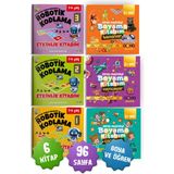 2li Set Robotik Kodlama ve Sanat Etkinlikli Boyama Kitabı 6'lı Çocuk Kitap Seti