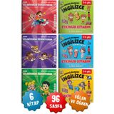 2li Set Şıp Şıp Eğleniyorum Öğreniyorum ve Ingilizce Öğreten 6'lı Çocuk Kitap Seti