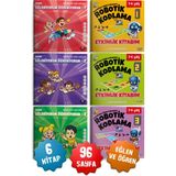 2li Set Şıp Şıp Eğleniyorum Öğreniyorum ve Robotik Kodlama Geliştiren 6'lı Çocuk Kitap Seti
