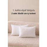 2'li Silikon Elyaf Dolgulu Kırlent İçi – Yumuşak İç Yastık | 2'li Set, Silikon Elyaf Dolgu, Kırlent Dolgusu, Yumuşak Dolgu