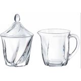 2'li Sütlük Şekerlik Elixir Paris Strong Pure Diamax Ultra Clear - Şeffaf