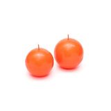 2'li Turuncu Top Mum Seti (7 cm-8 cm)