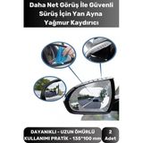2li Universal Araç Uyumlu Oto Dikiz Aynası Filmi Yağmur Cam Film Araba Buğu Önleyici