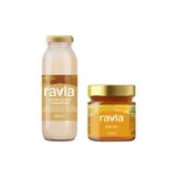 2'li Ürün - Ravla Badem İçeceği Konsantresi - 250g / Ravla Çiçek Balı 250g