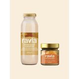 2'li Ürün - Ravla Badem Içeceği Konsantresi - 250G / Ravla Yer Fıstığı Ezmesi - 240G - 490 gr