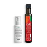 2'li Ürün - Ravla Elora Zeytin Yaprağı Ekstratlı Saç Bakım Yağı 100ML / Ravla Elma Sirkesi 250ML