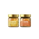 2'li Ürün - Ravla Ihlamur Ballı Fındık Ezmesi - 240g / Ravla Yer Fıstığı Ezmesi - 240g
