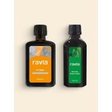 2'li Ürün - Ravla R Tonik Elma Sirkeli Bitkisel Içecek - 250ML / Ravla Spirulinalı Bitkisel Karışım - 100ML - 250 ml