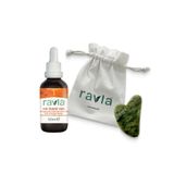 2'li Ürün - Ravla Yeşim Gua Sha Yüz Masaj Taşı/Ravla Kır İğdesi Yağı - 20ml