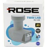 2Lİ UYDU LNB UNIVERSAL TWIN FULL HD - 3D - 0.1dB RLE-200 (5250)