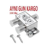2'li Uydu Splitter Kablo Tv Rg6 4818A Çoklayıcı Dağıtıcı Anten Çanak