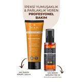 2'li Vegan Saç Kremi & Durulanmayan Saç Serumu, B7 Vit, Kolajen ve Keratin İçerikli Saç Bakım Seti