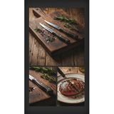 2'li Verzalit Saplı 23 cm Steak & Biftek Bıçağı Seti - Keskin ve Dayanıklı