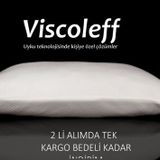2li Visco Dolgulu Ortopedik Visco Yastık Eko Paket