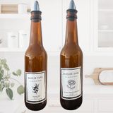 2'li Zeytinyağı Ve Sıvıyağ Şişesi Yağdanlık 750 Ml Çok Renkli